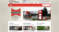 Desktop Screenshot of hobbiaruhaz.hu